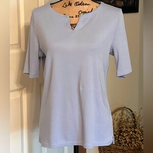 Talbots elbow sleeve T-shirt. Petite Large
